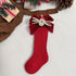Baby Bow Christmas Socks Barrel Wool Socks Six Pairs